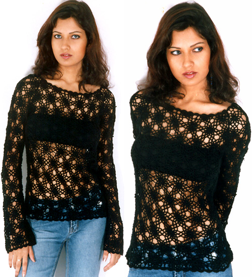 Black Crochet