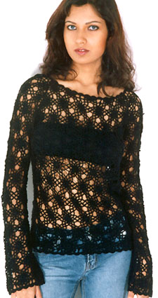 Black Crochet