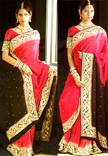 Silk Double Zardosi