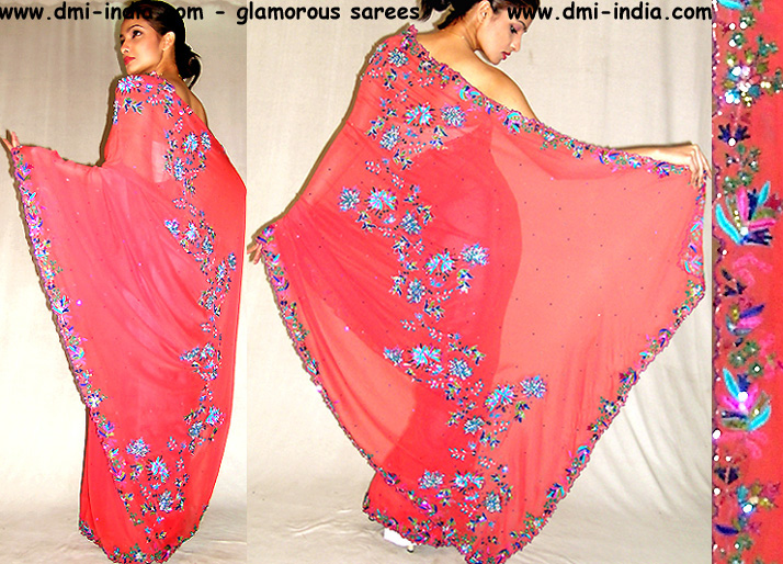 Crystal Sequin Saree