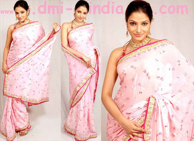 Pink Mix Saree