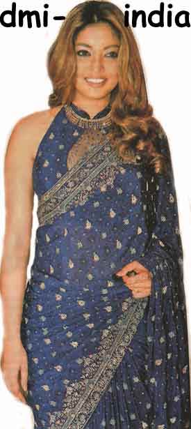 Tanushree Navy Silk