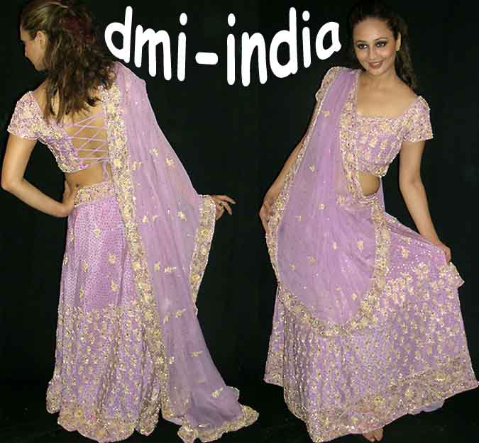 Lilac Lehenga-Choli