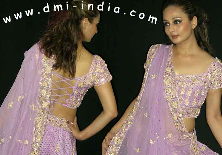 Lilac Lehenga-Choli